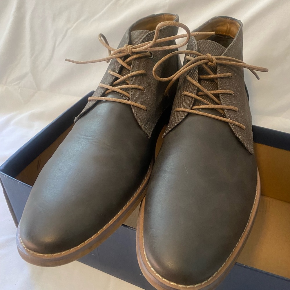 Ruben gray mens chukka dress boots mens 11